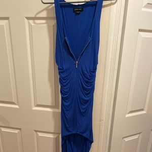 Marciano royal blue high-low dress